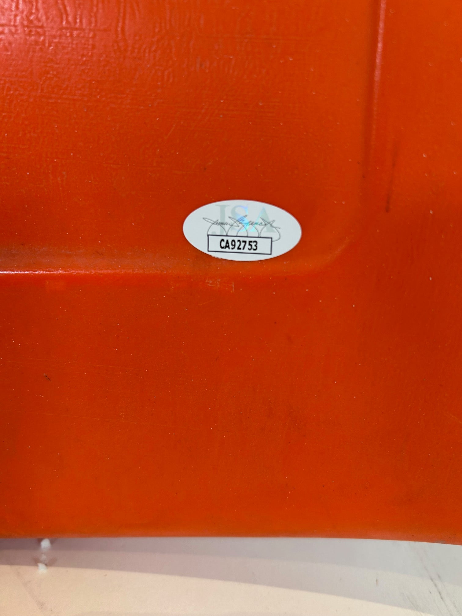 Rod Carew Signed Anaheim Angels Stadium Seatback Limited #105 of 238 JSA COA