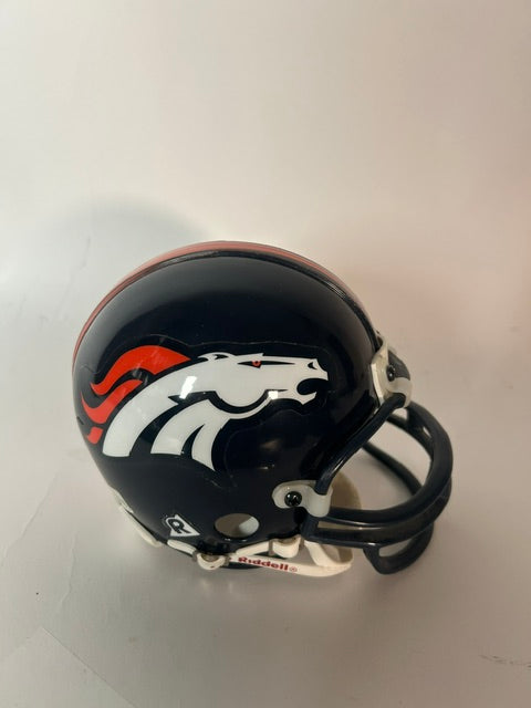 Ed McCaffrey Denver Broncos Autographed Mini Helmet – JSA COA