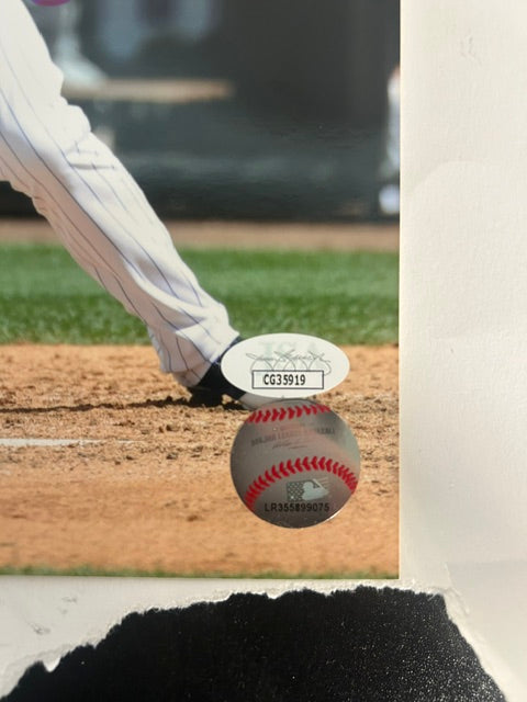 Carlos Gonzalez Autographed Colorado Rockies 8x10 Photo (Black Uniform) – JSA COA