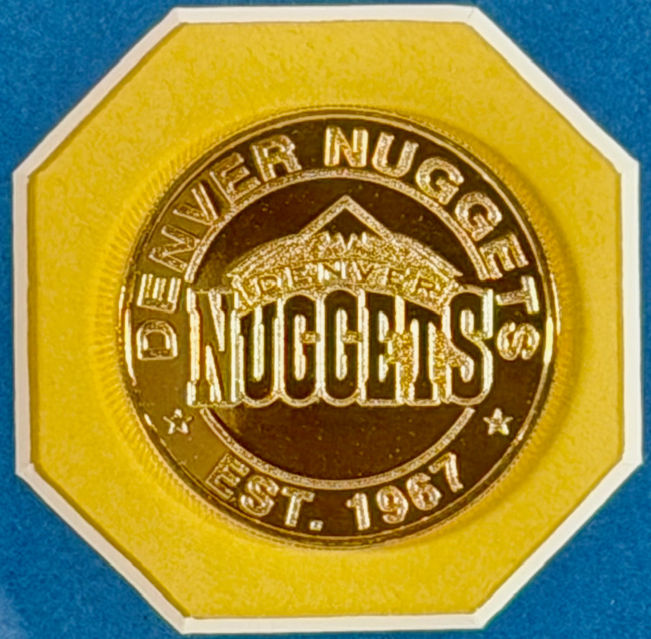 Highland Mint Denver Nuggets Framed Photo with Coins- Carter, Billups, Anthony, Martin, Nene