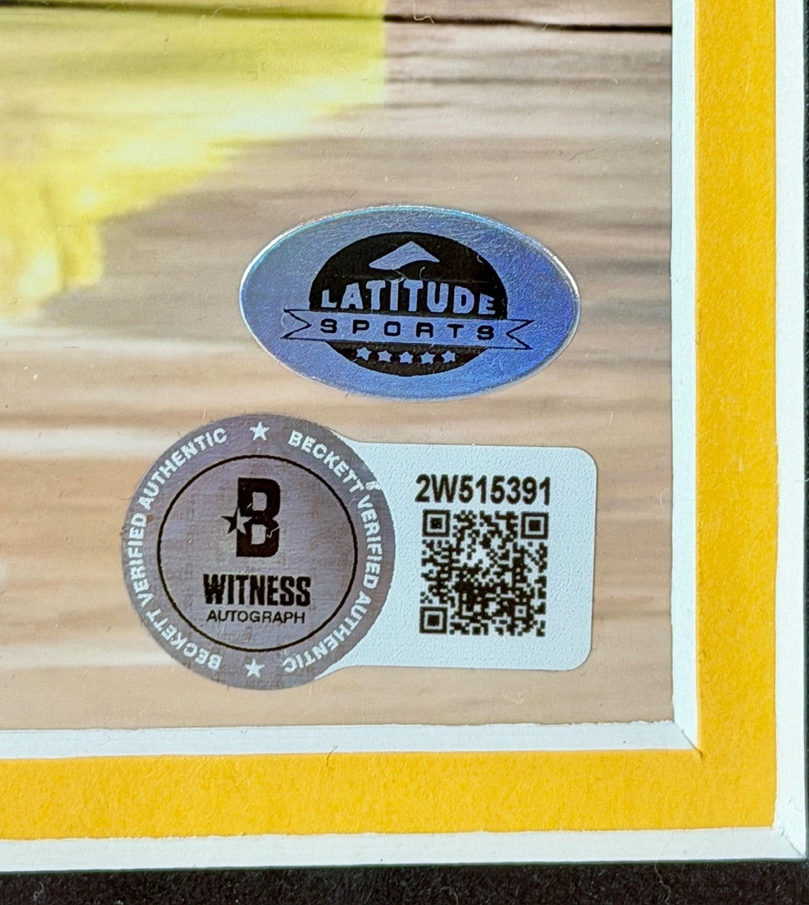 Christian Braun Autographed 11x14 Denver Nuggets Photo Frame 16.5"x23.5" BAS COA