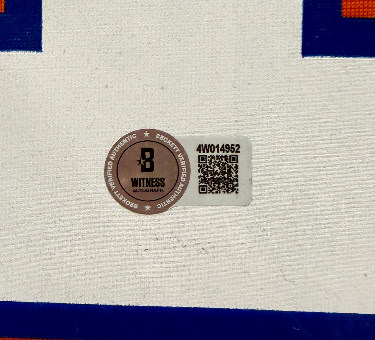 Bo Nix Denver Broncos Autographed Jersey w/ Inscription and 2 8x10 Photos in Deluxe Frame Beckett COA