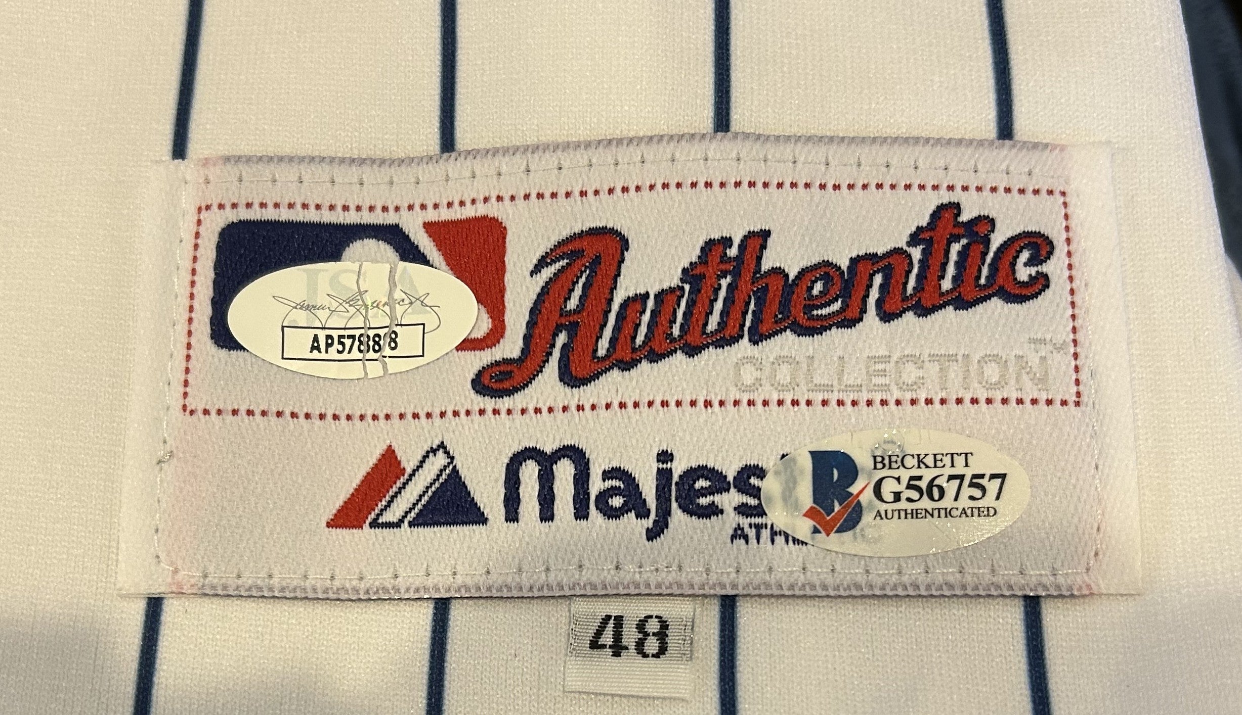 Andre Dawson Chicago Cubs Autographed Jersey - MLB and JSA COAs