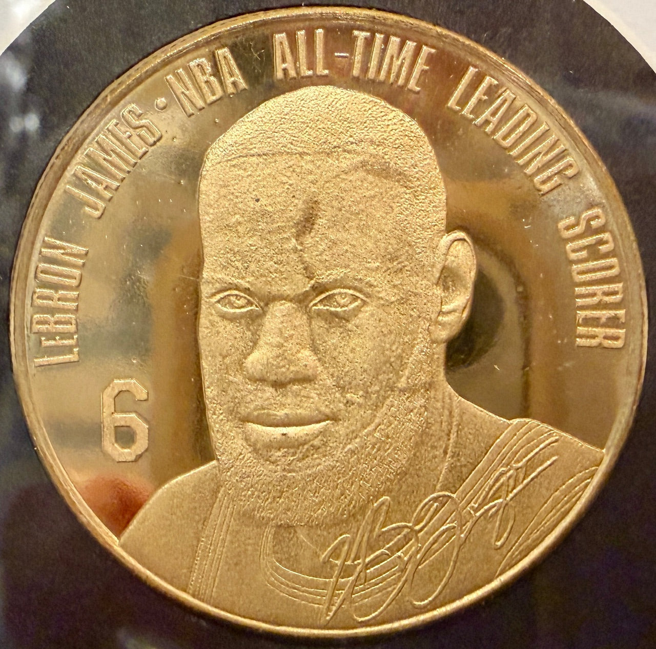 Lebron James NBA All-Time Leading Scorer Highland Mint Photo and Coin LE 618/2023