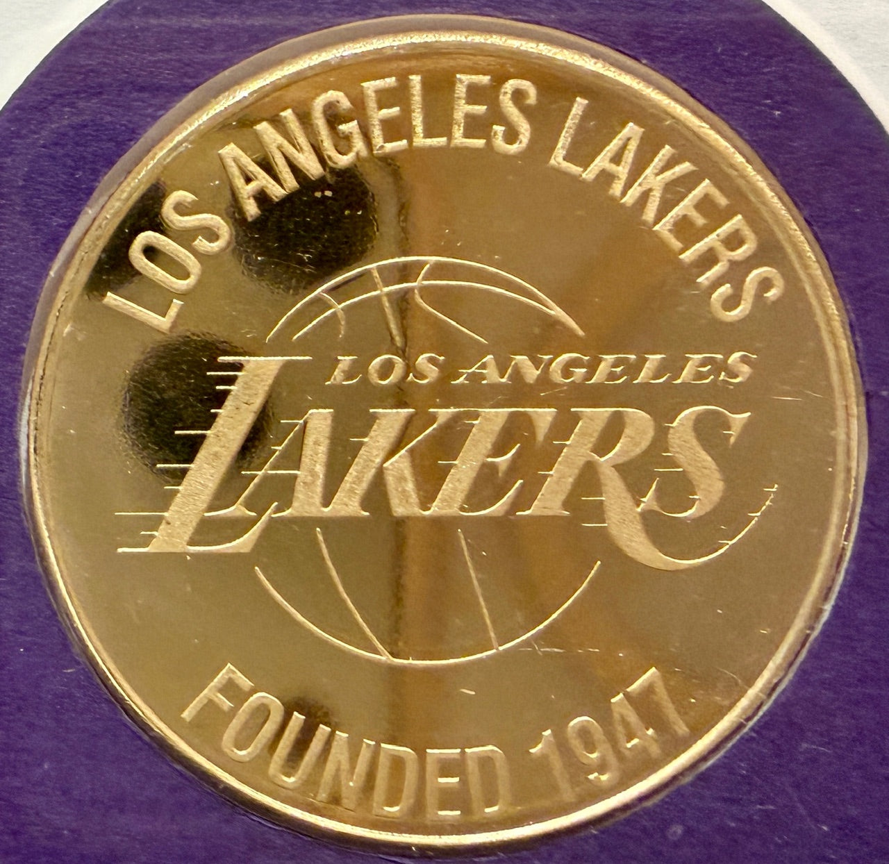 Luka Doncic LA Lakers Highland Mint Photo and Coin Limited Edition 56/1000 w/ Facsimile Signature