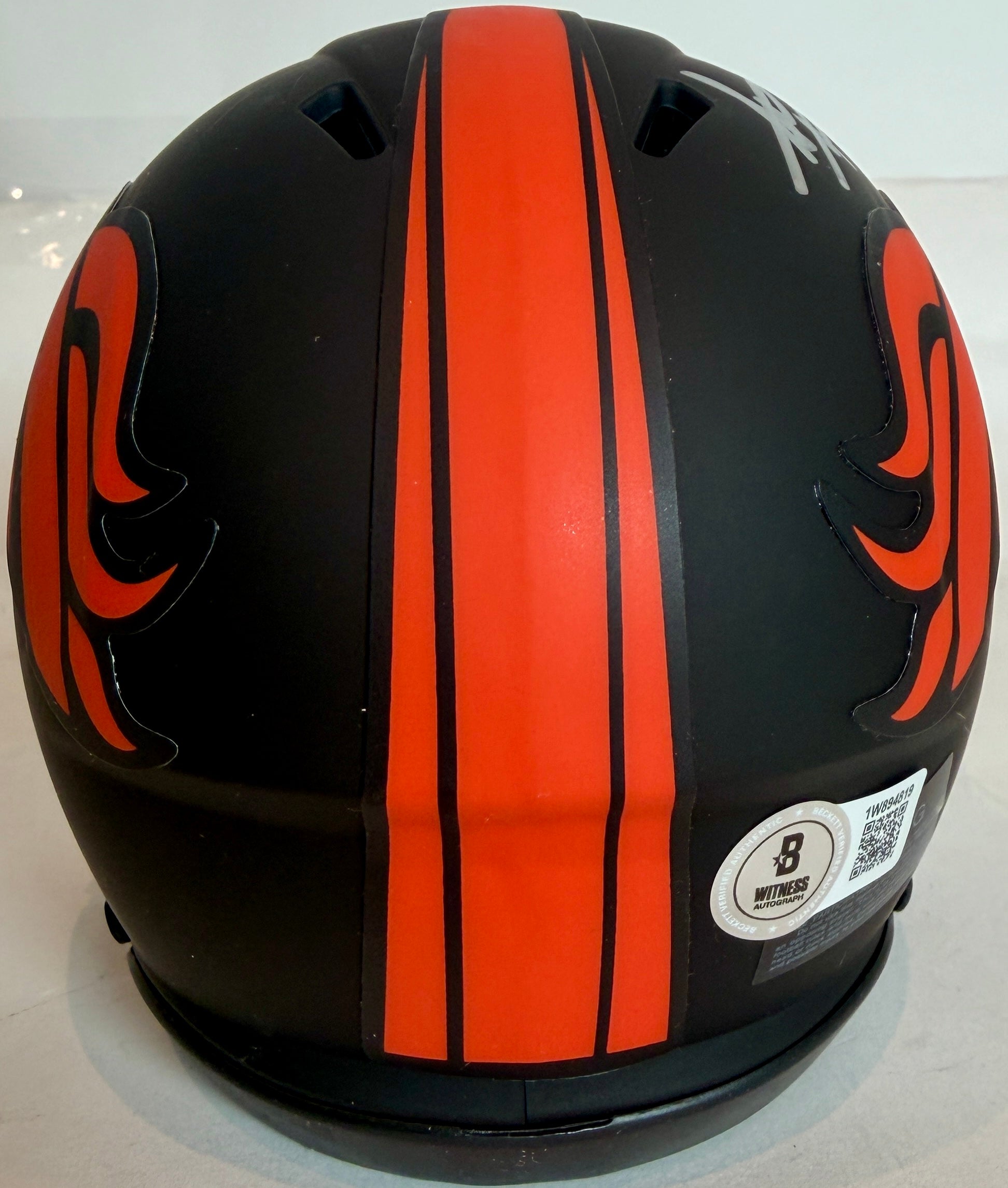 Steve Atwater Autographed Denver Broncos Eclipse Mini Helmet - BAS Certified