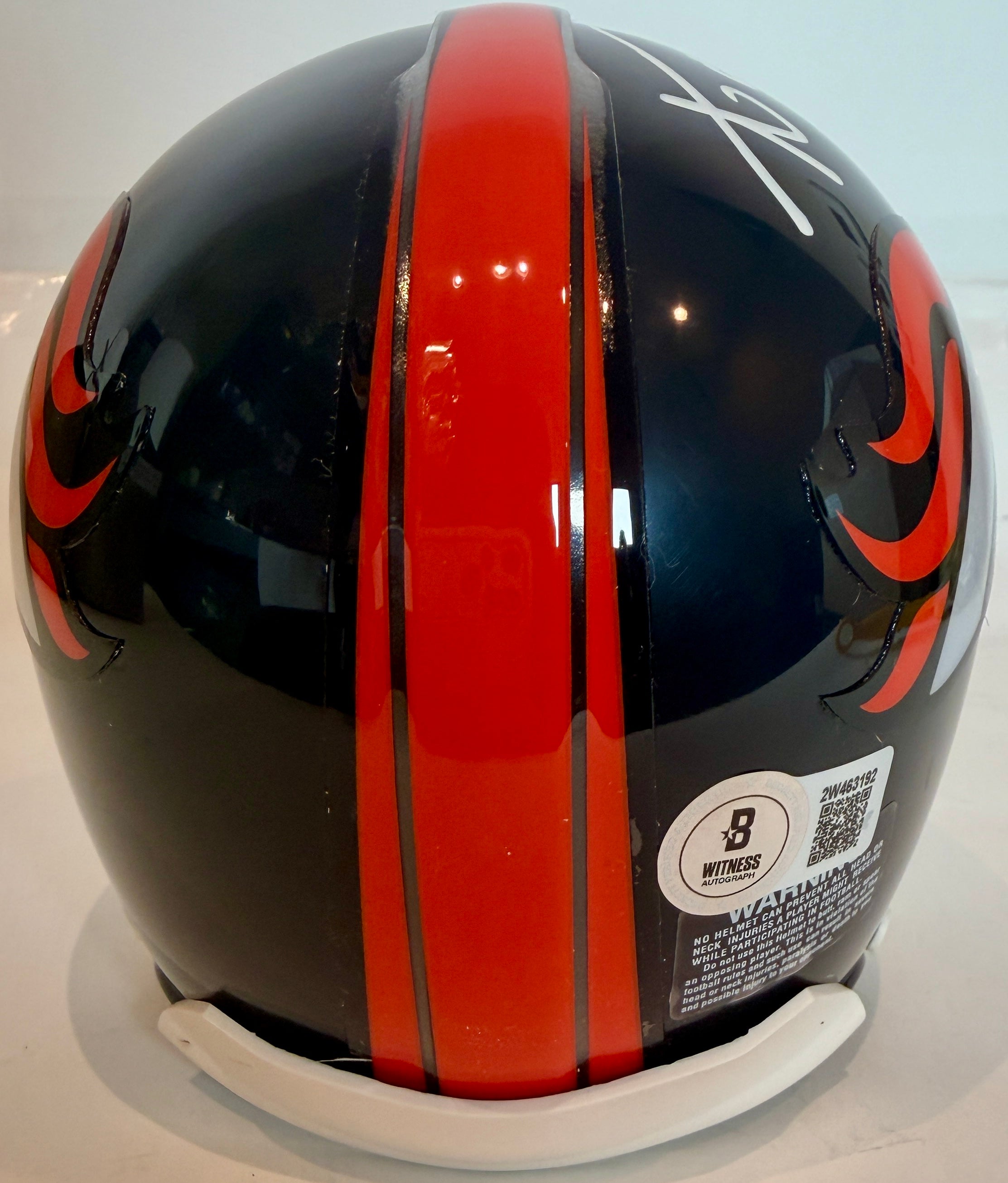 Aqib Talib Autographed Denver Broncos Navy Blue Mini Helmet - Inscribed 'SB 50 Champs' - BAS Certified