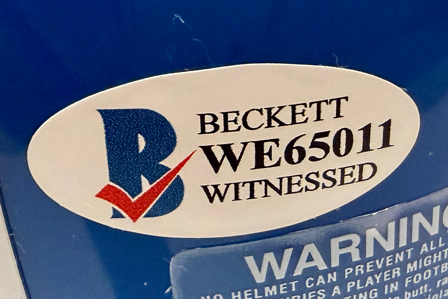 Rick Upchurch Autographed Denver Broncos 'D' Logo Mini Helmet - Inscribed '70's-80's All Decade Team' - BAS Certified