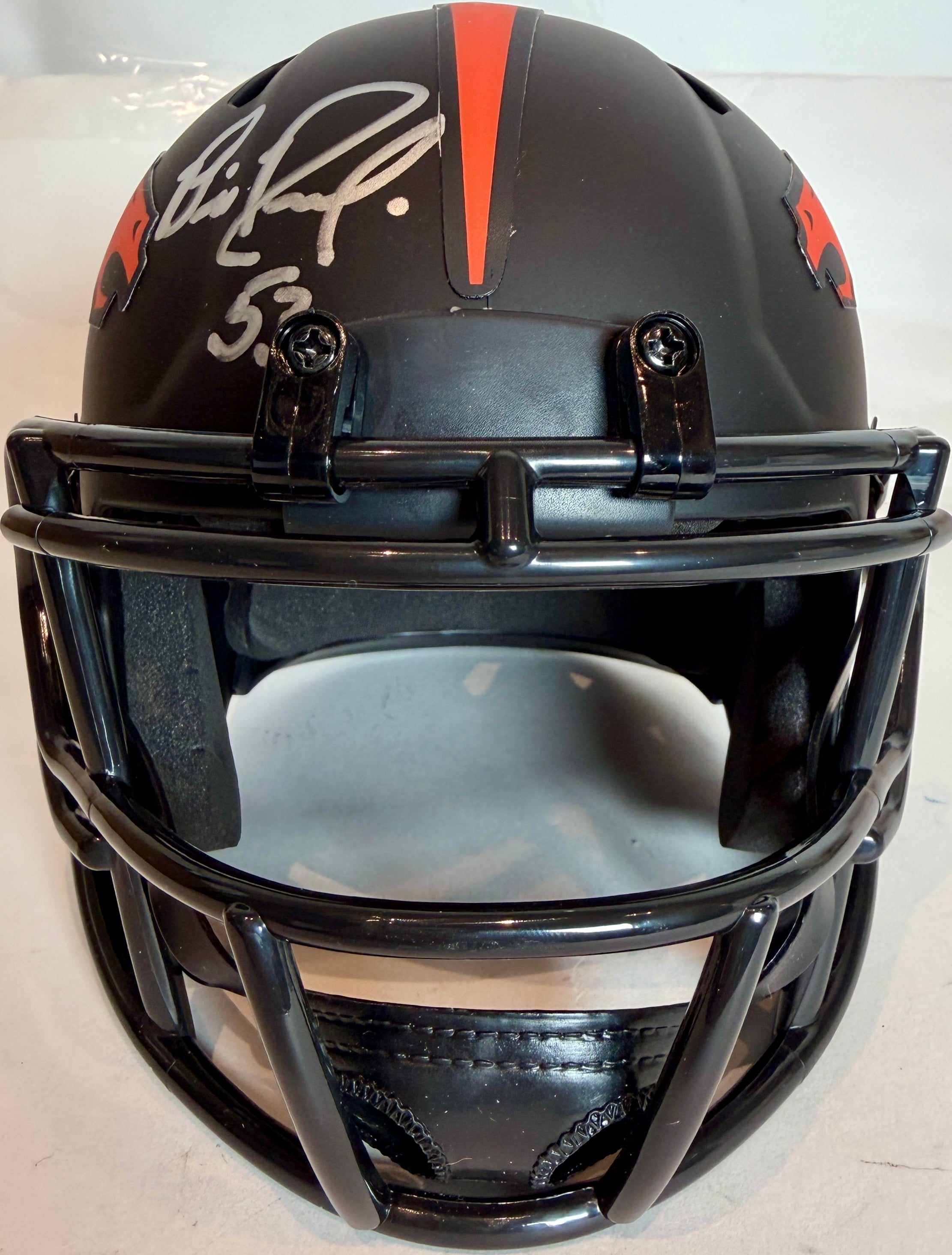 Bill Romanowski Autographed Denver Broncos Eclipse Mini Helmet - JSA Certified
