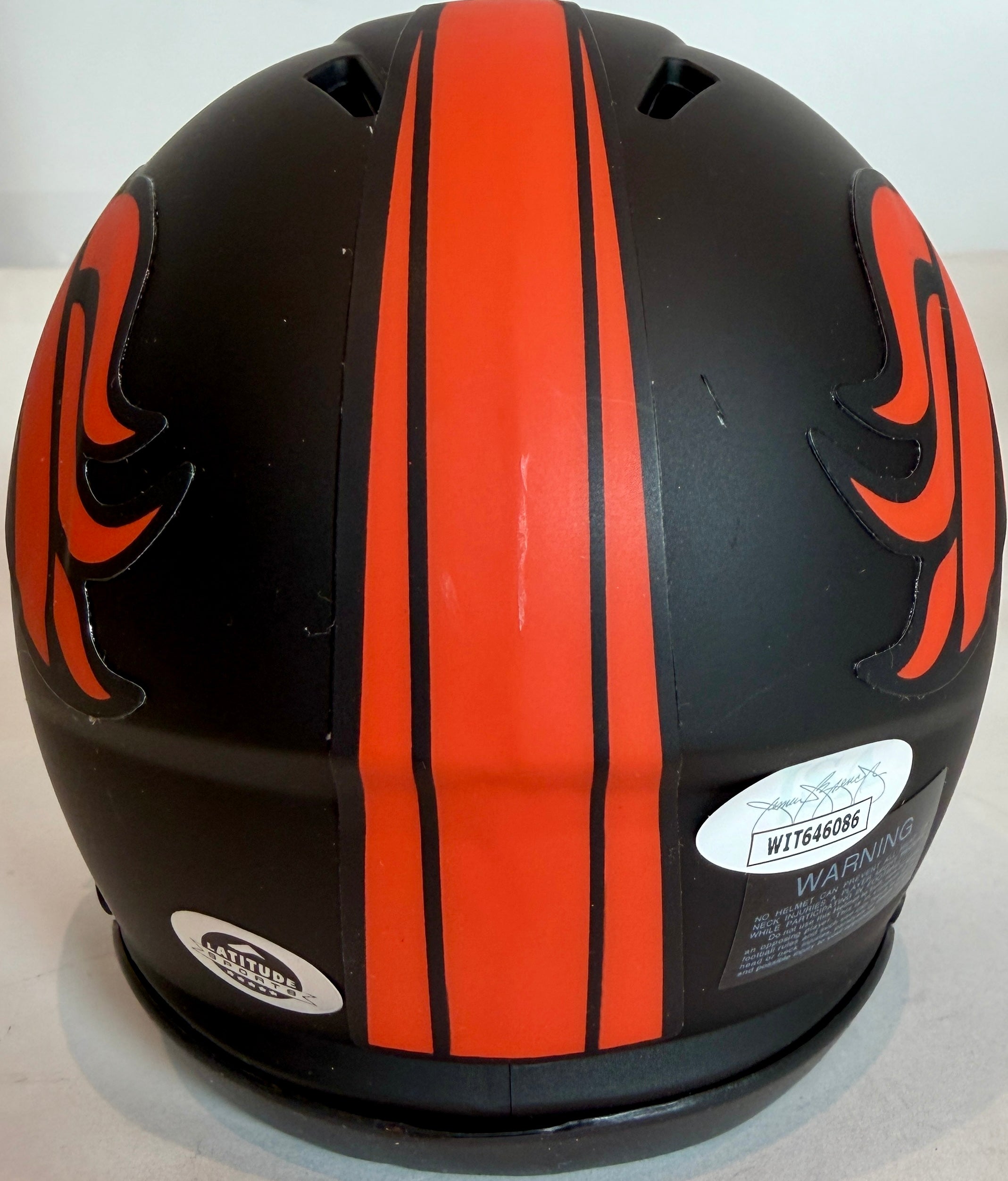 Bill Romanowski Autographed Denver Broncos Eclipse Mini Helmet - JSA Certified