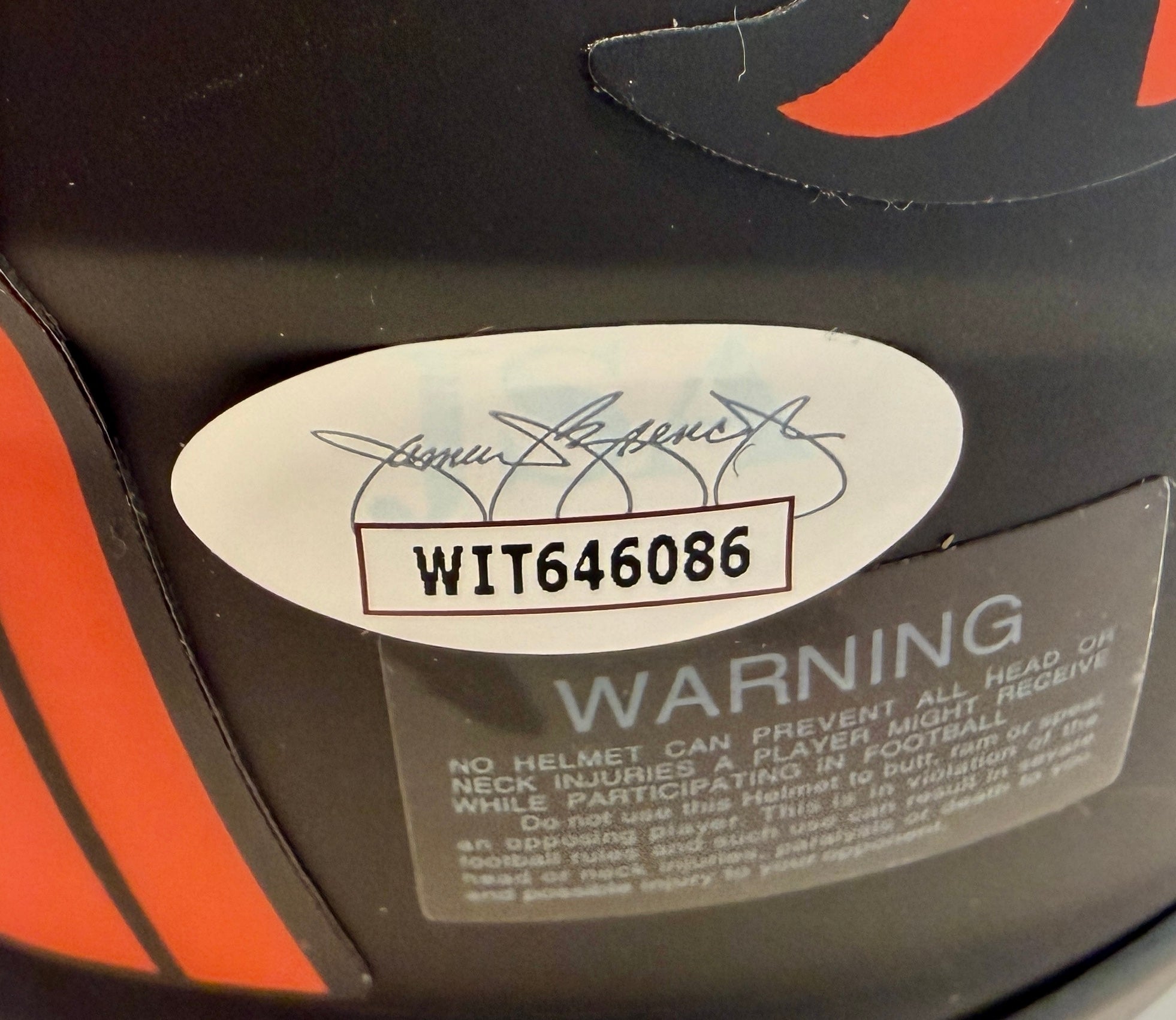 Bill Romanowski Autographed Denver Broncos Eclipse Mini Helmet - JSA Certified