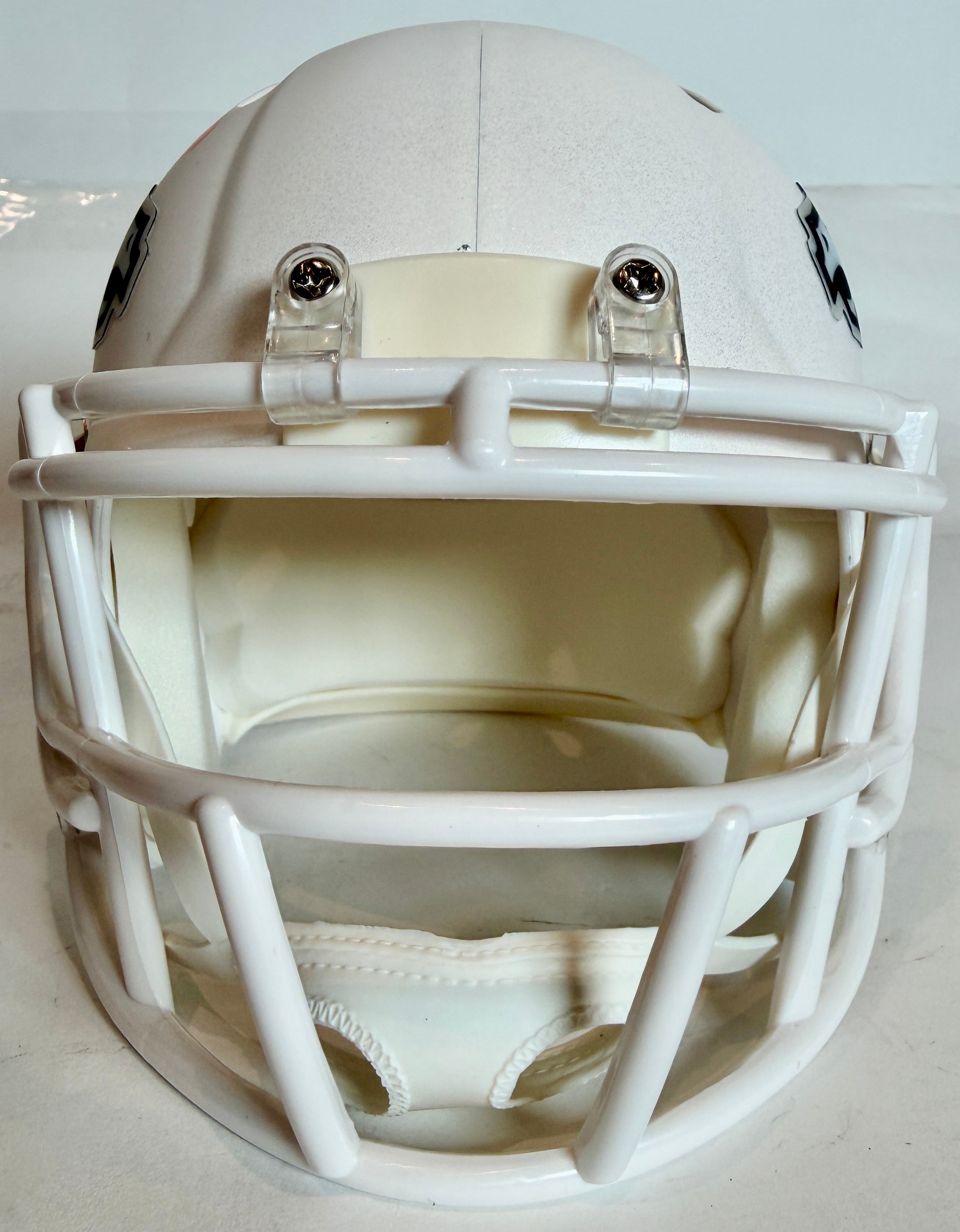 Jonathon Cooper Autographed Denver Broncos Alternate White Mini Helmet - BAS Certified - Latitude Sports Marketing