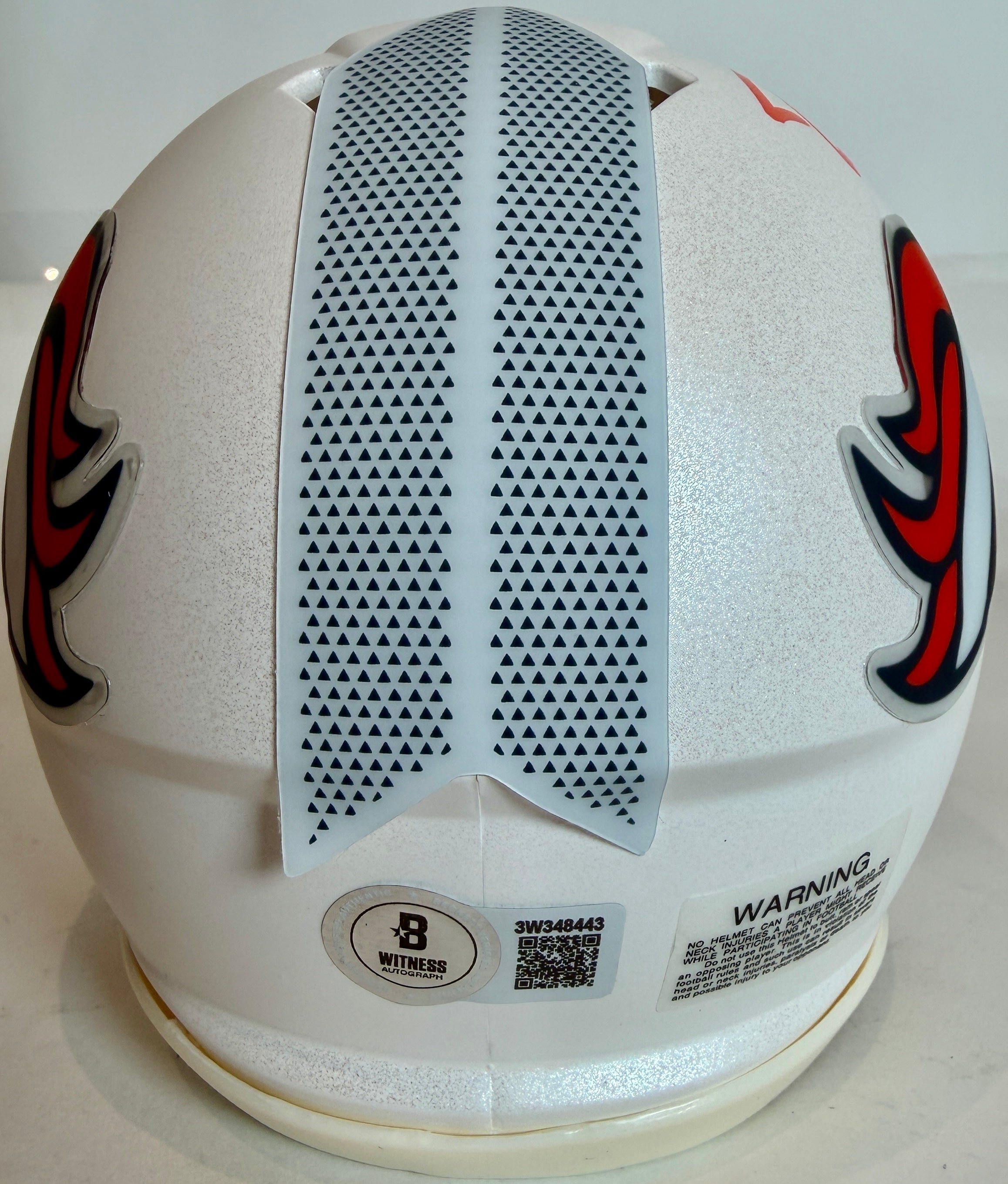 Jonathon Cooper Autographed Denver Broncos Alternate White Mini Helmet - BAS Certified - Latitude Sports Marketing