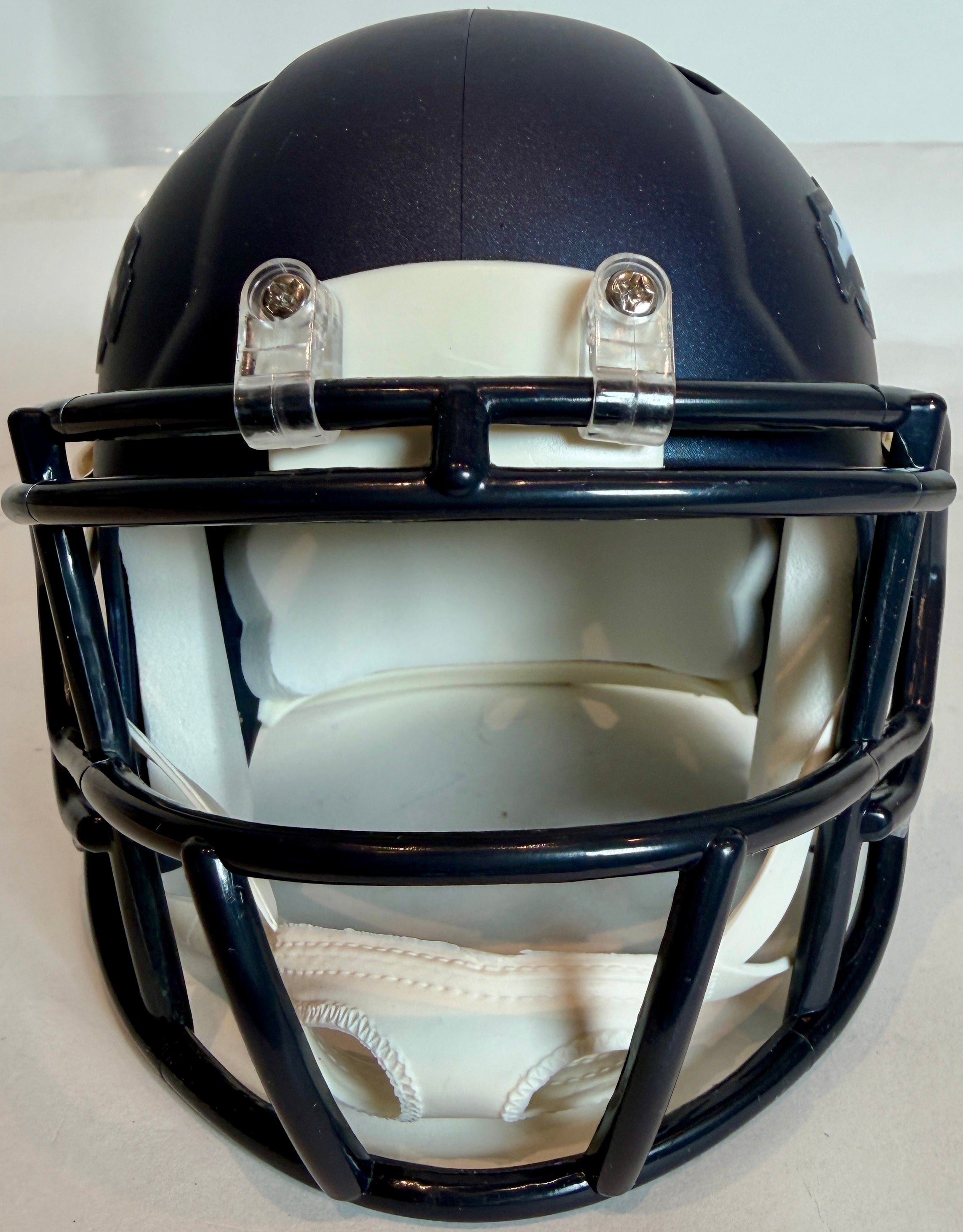 Jonathon Cooper Autographed Denver Broncos Navy Mini Helmet - Beckett COA - Latitude Sports Marketing