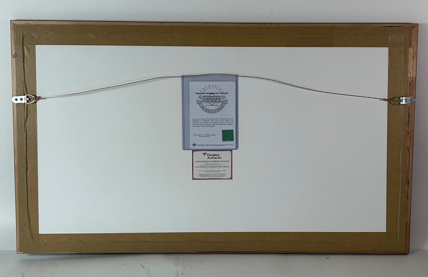 Wayne Gretzky Autographed 32x16 Panoramic Photo Framed Fanatics & UDA COA