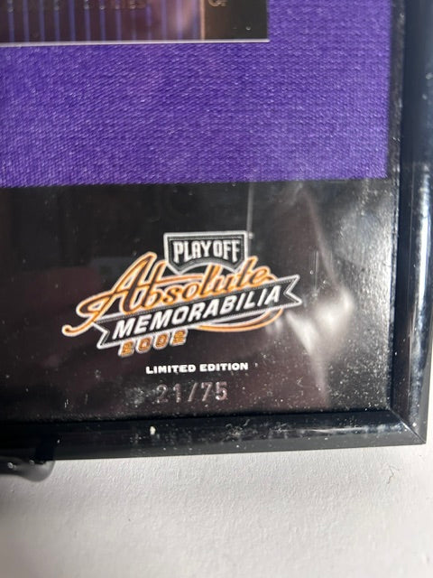 Juan Pierre Autographed Framed Jersey Patch & Card — Colorado Rockies | COA | Limited Edition #21/75