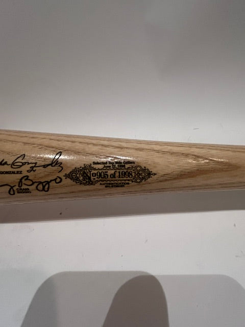 1998 MLB All-Star Game Commemorative Bat with Laser Engraved Facsimile Signatures — Limited Edition #905/1998