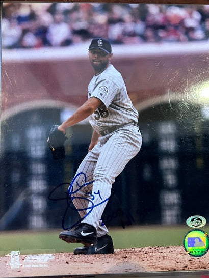 Shawn Chacon Autographed & Inscribed 8x10 Photo — Colorado Rockies | LSM COA