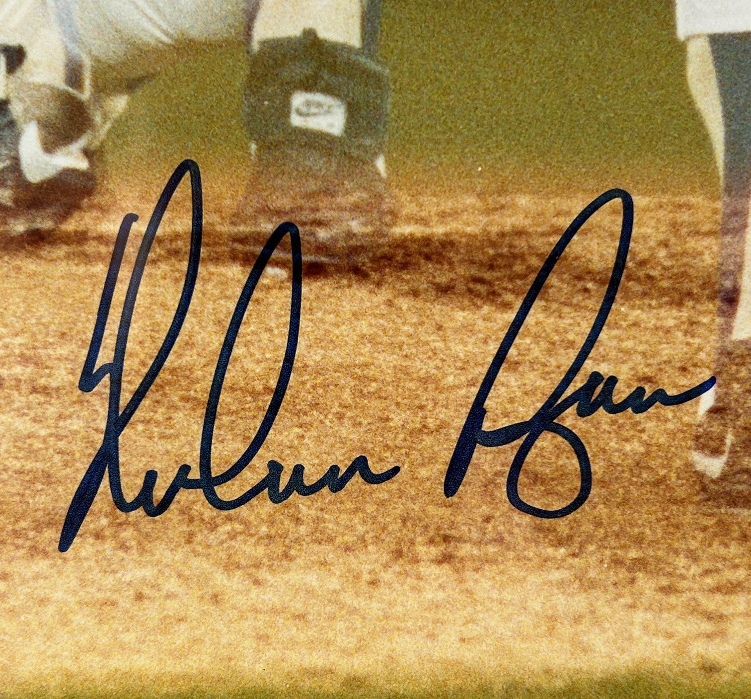 Nolan Ryan Autographed 16x20 in Custom Texas Rangers Lighted Shadowbox 31.5"x25.5" Frame Steiner COA