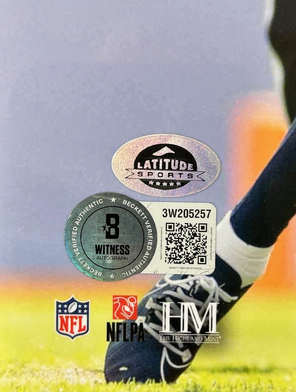 Bo Nix Autographed 8x10 Denver Broncos Photo in Deluxe 21.5"x21.5" Frame Beckett COA