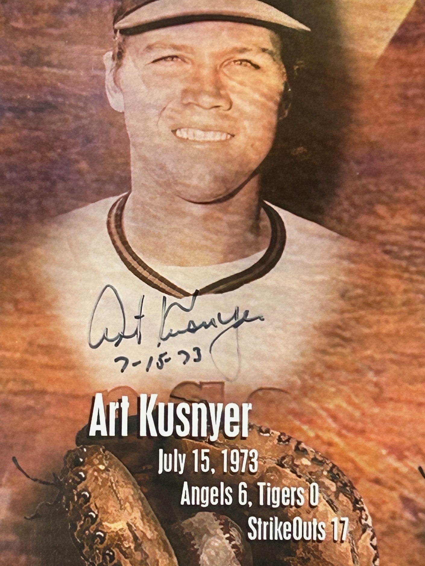 Nolan Ryan & 7 No-Hitter Catchers Autographed Framed Collage - Mounted Memories COA