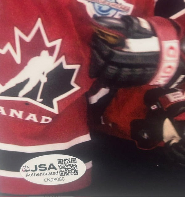 Joe Sakic Team Canada Autographed 8x10 Photo – JSA COA