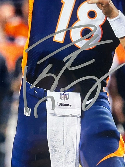 Peyton Manning Autographed Denver Broncos 16x20 Photo — Framed | Fanatics COA