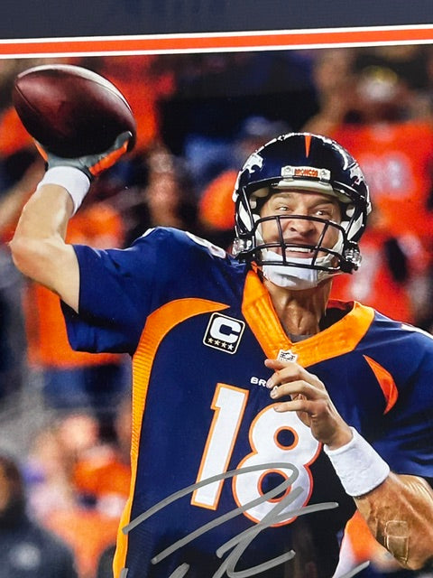 Peyton Manning Autographed Denver Broncos 16x20 Photo — Framed | Fanatics COA