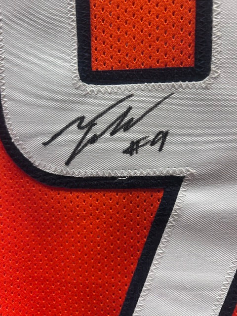 Talanoa Hufanga Autographed Orange Denver Broncos Jersey – BAS COA