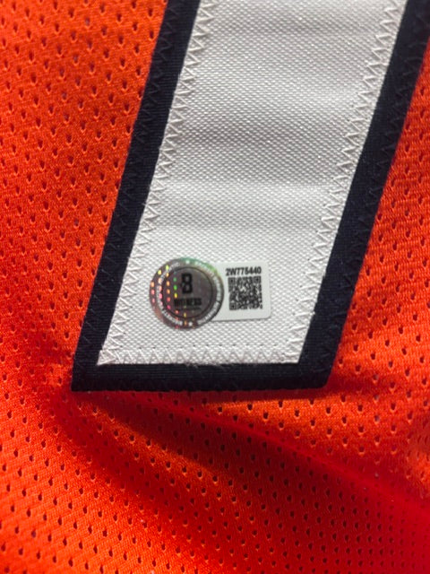 Talanoa Hufanga Autographed Orange Denver Broncos Jersey – BAS COA