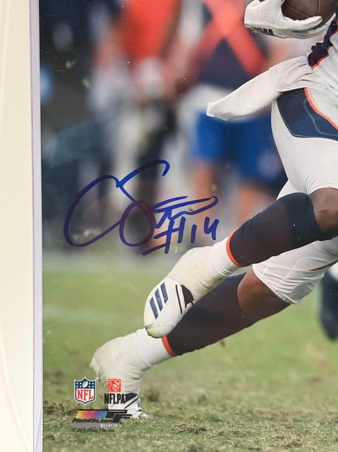 Courtland Sutton Autographed Denver Broncos 8x10 Photo — Running Action | JSA COA