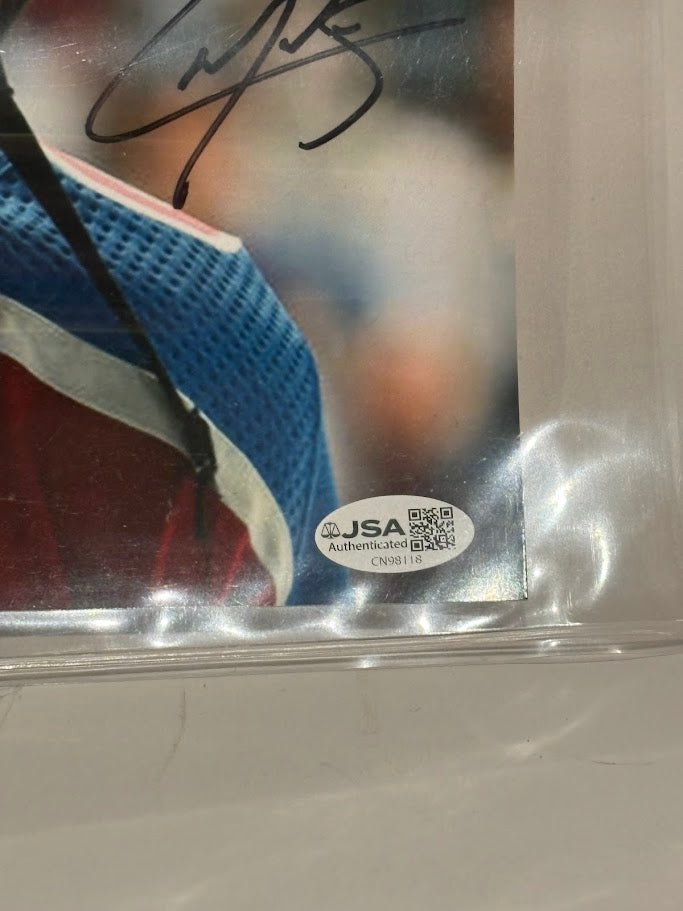 Cale Makar Autographed Colorado Avalanche 8x10 Photo — Close Up Portrait | JSA COA
