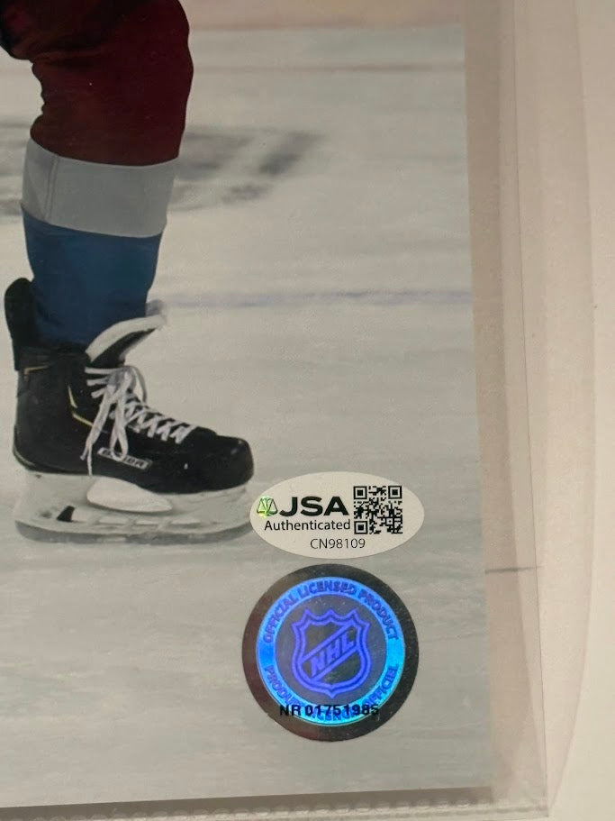 Cale Makar Autographed Colorado Avalanche 8x10 Photo — Action Shot | JSA COA