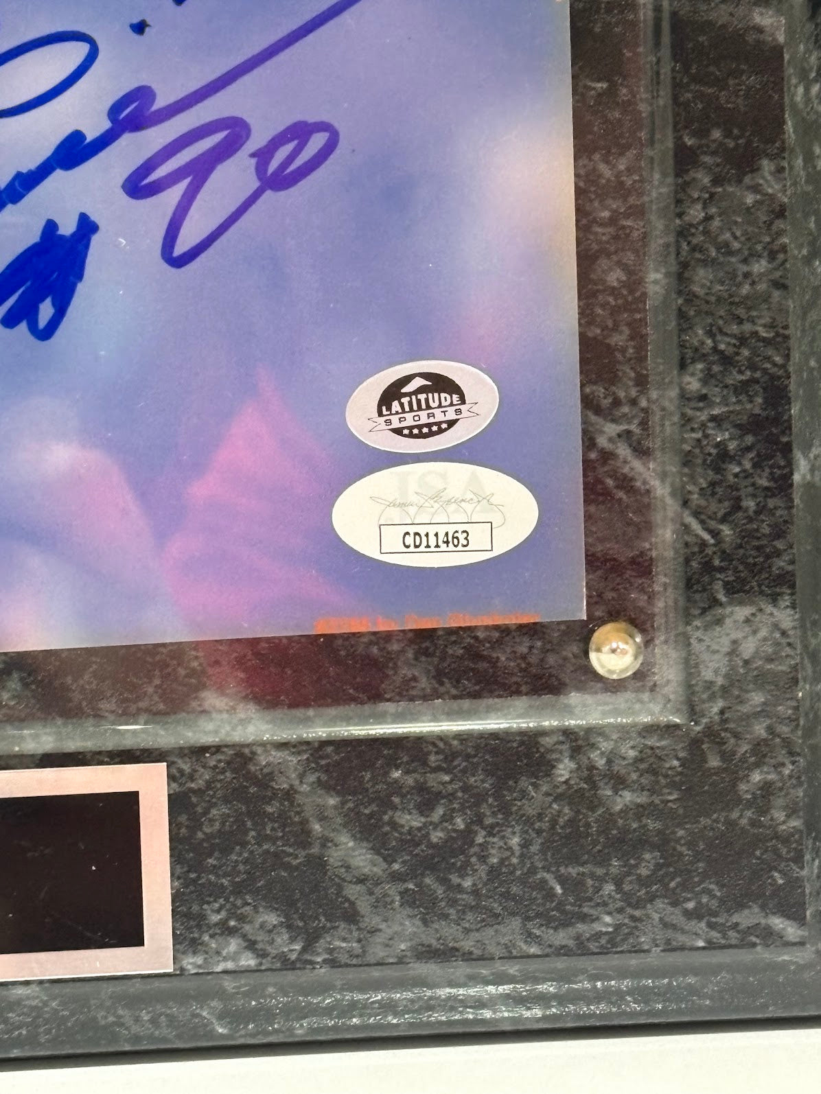 Neil Smith Autographed Super Bowl 8x10 Photo with Plaque — Denver Broncos | JSA COA