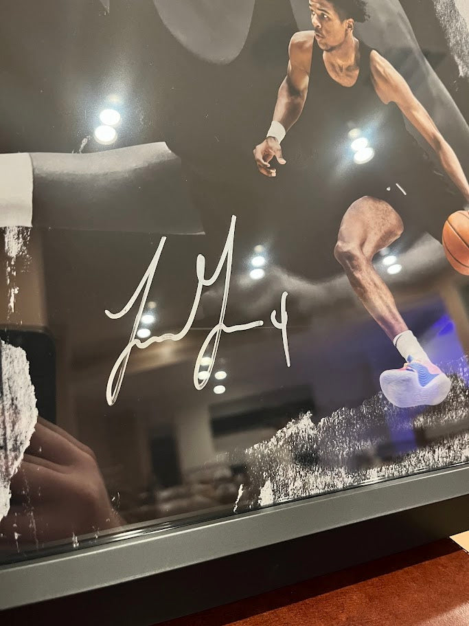 Jalen Green Autographed 16x20 Photo Framed UDA COA