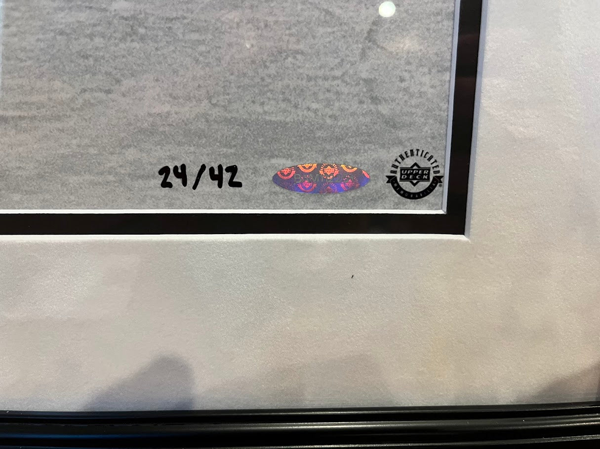 Alexis Lafrenière Autographed 16x20 Photo w/ Inscription Framed UDA COA