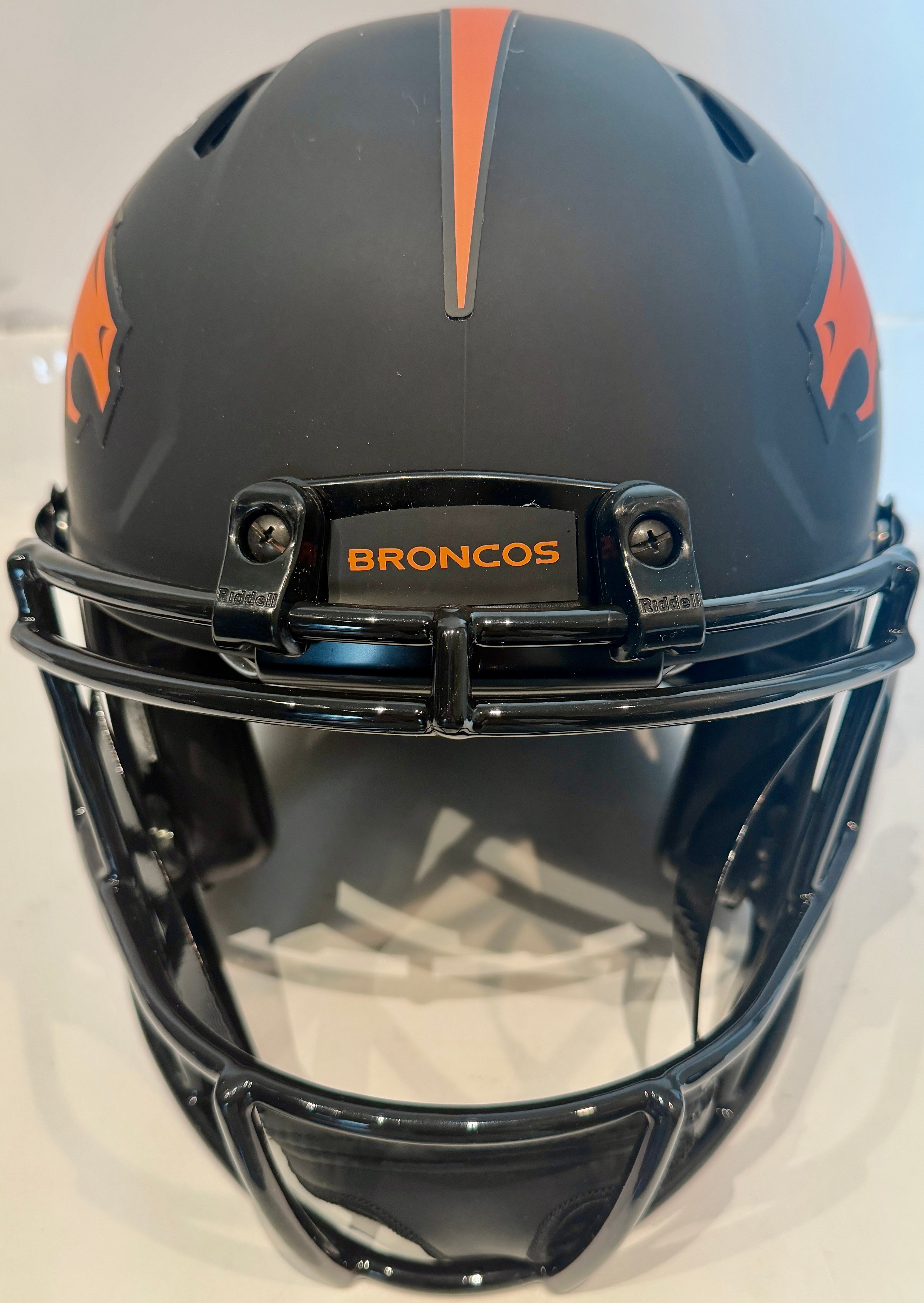 Bo Nix Autographed Denver Broncos Eclipse NFL Pro Helmet BAS COA - Latitude Sports Marketing