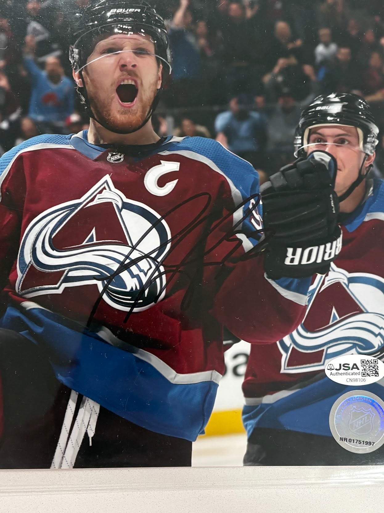 Gabriel Landeskog Autographed 8x10 Photo — Colorado Avalanche | JSA COA