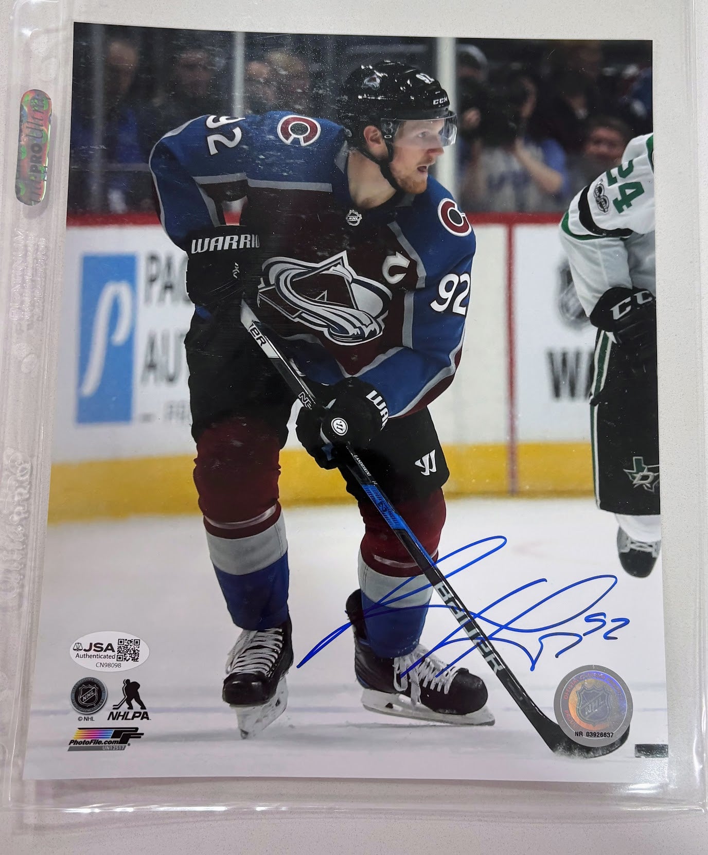 Gabriel Landeskog Autographed 8x10 Photo — Colorado Avalanche | JSA COA