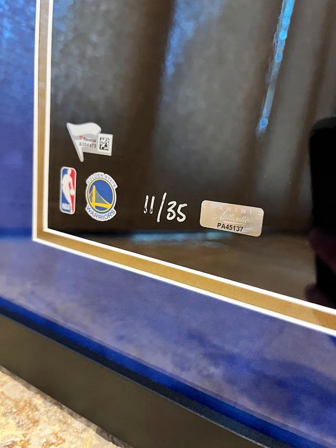 Kevin Durant Autographed 16x20 Photo Framed Panini COA