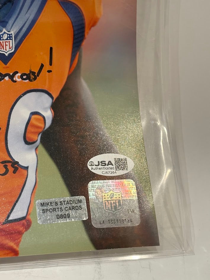 Danny Trevathan Autographed & Inscribed 8x10 Photo — Denver Broncos | JSA COA