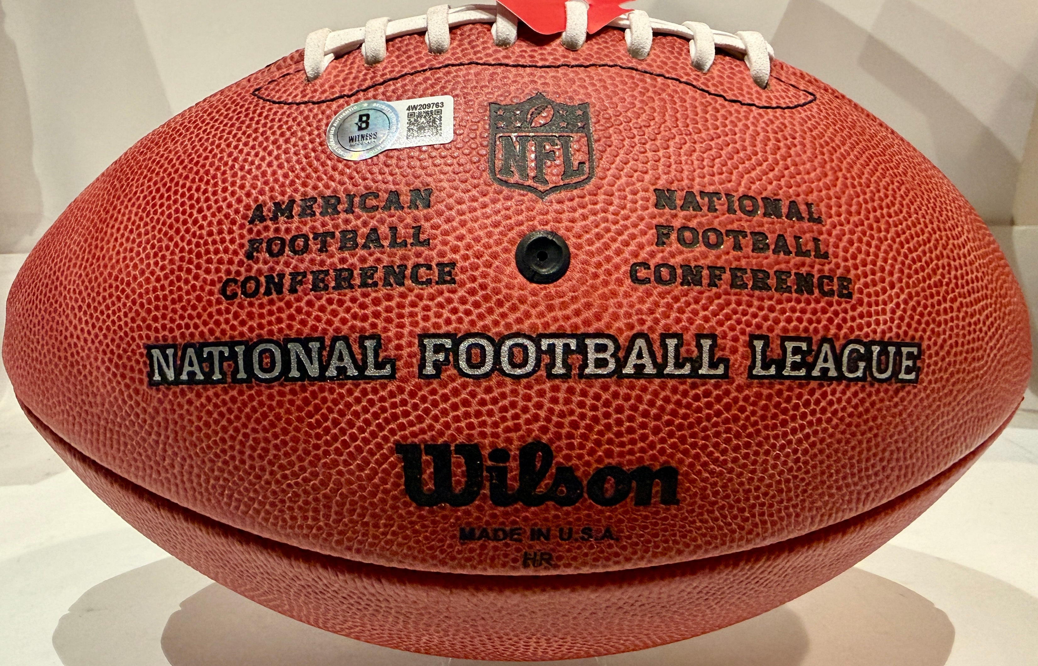 Patrick Surtain II Autographed Denver Broncos NFL Football Inscribed "DPOY '24" BAS COA
