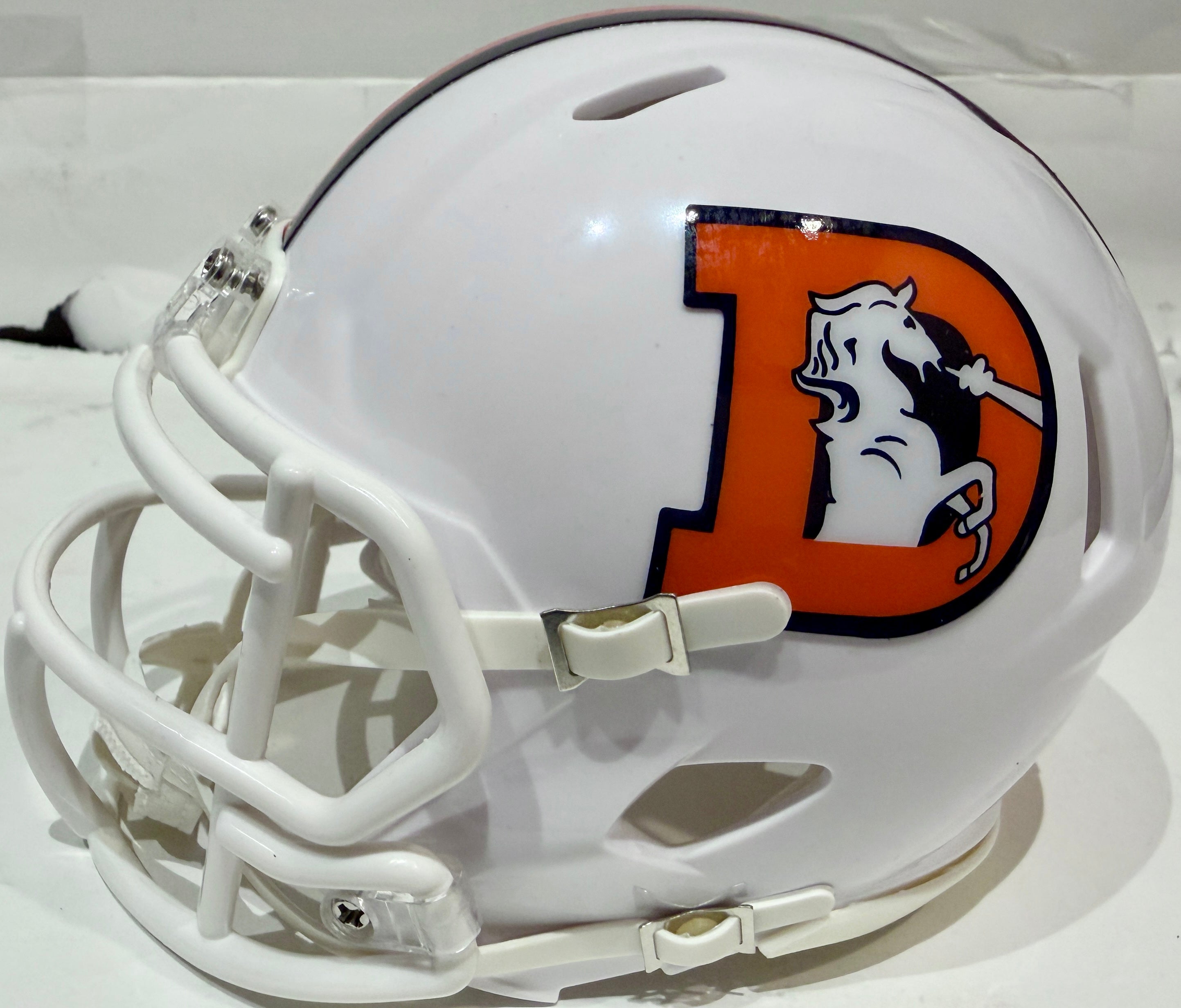 Patrick Surtain II Autographed Denver Broncos Snowcapped Mini Helmet BAS COA