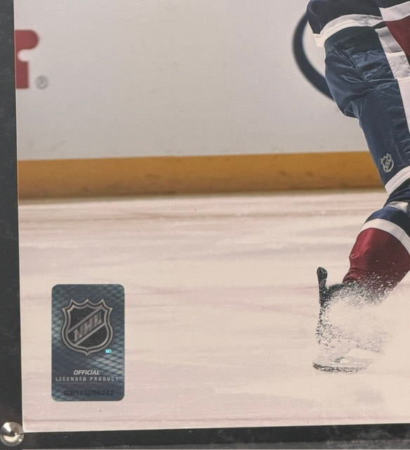 Martin Necas Autographed 8x10 Photo with Plaque— Avalanche | Fanatics COA - Latitude Sports Marketing