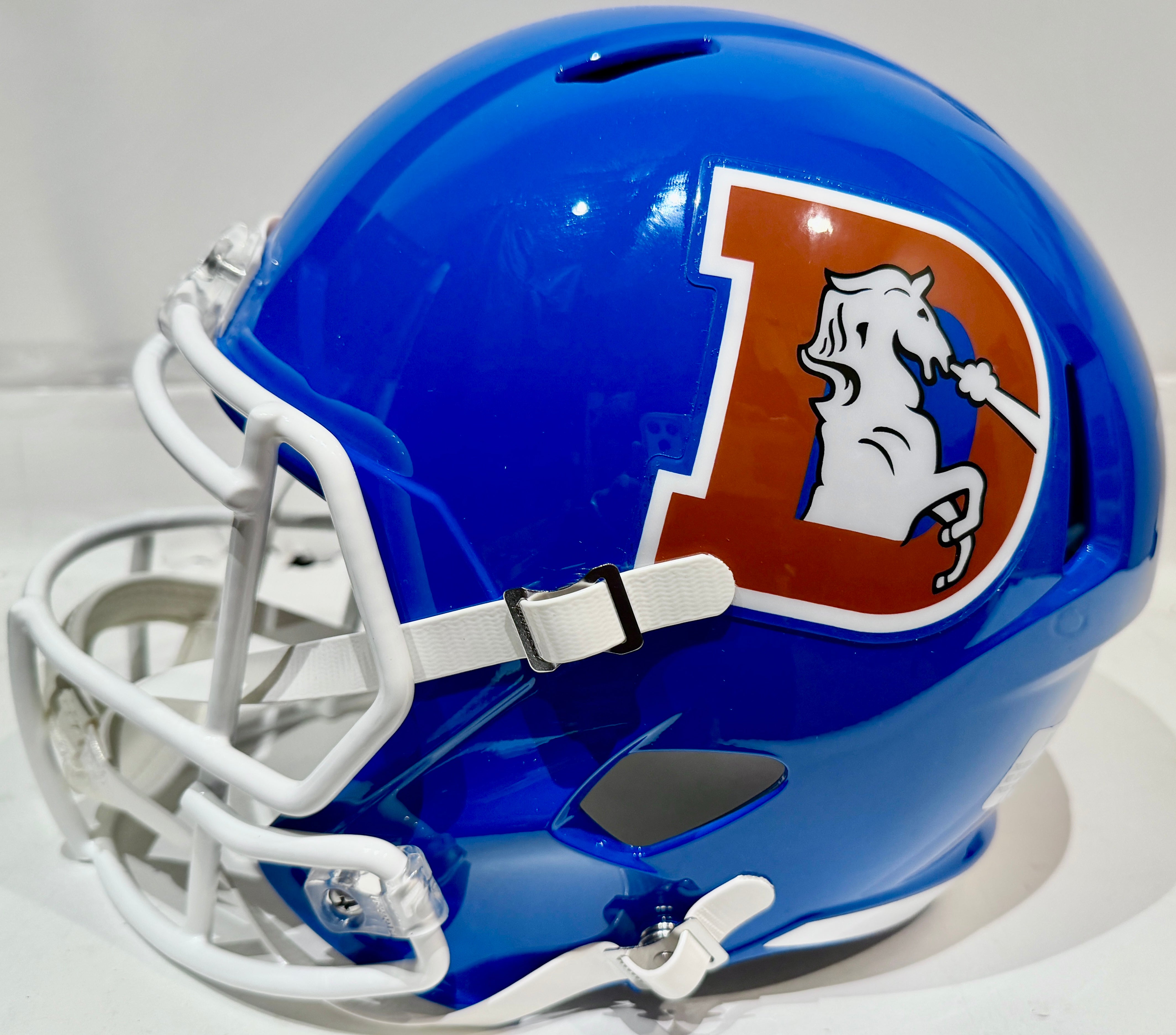 Patrick Surtain II Autographed Denver Broncos D Logo Replica Helmet Inscribed "Go Broncos!" BAS COA