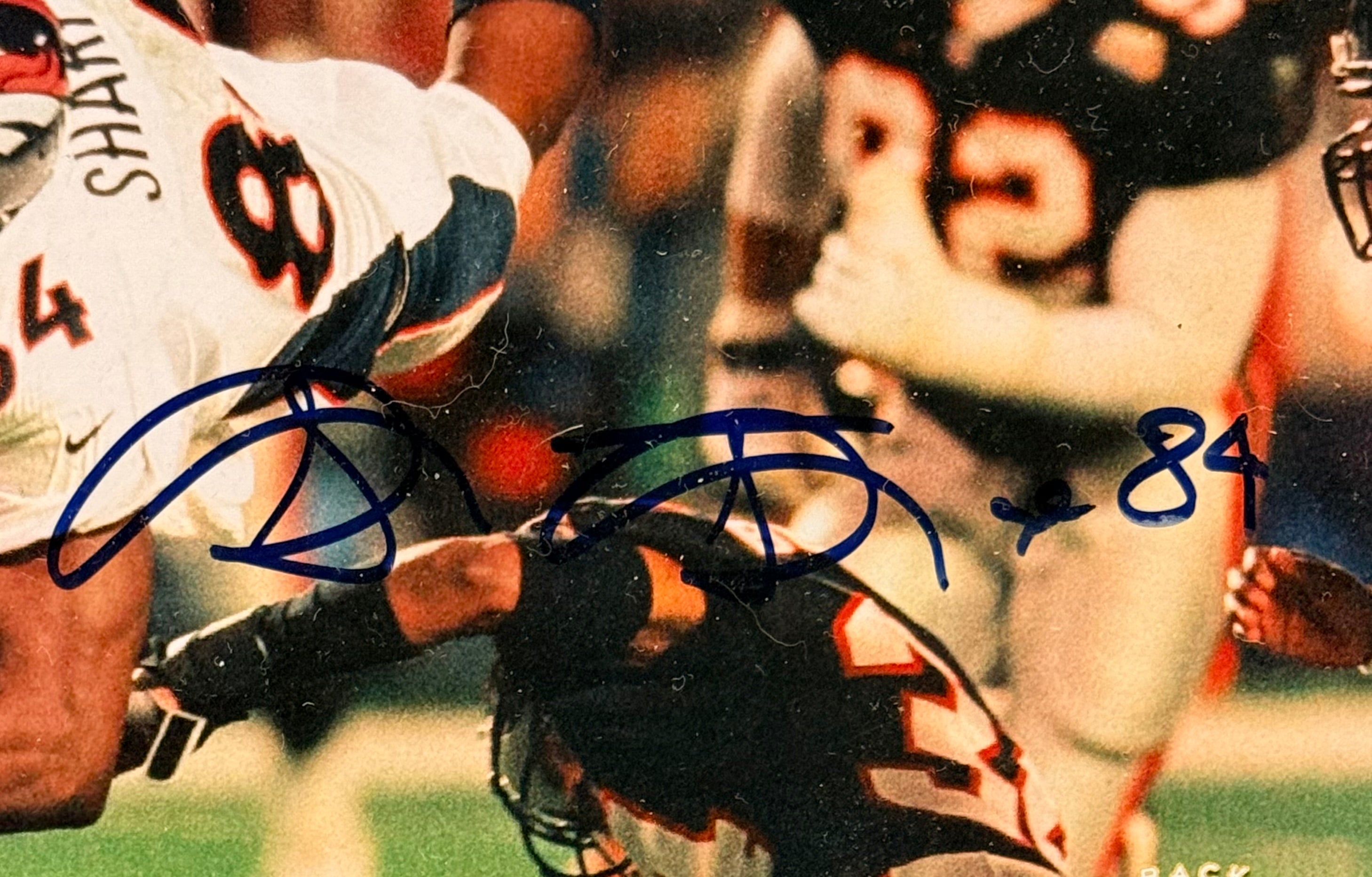 Shannon Sharpe & Rod Smith Dual Autographed 8x10 Photos – Custom Deluxe Lighted Shadowbox Frame | JSA COA
