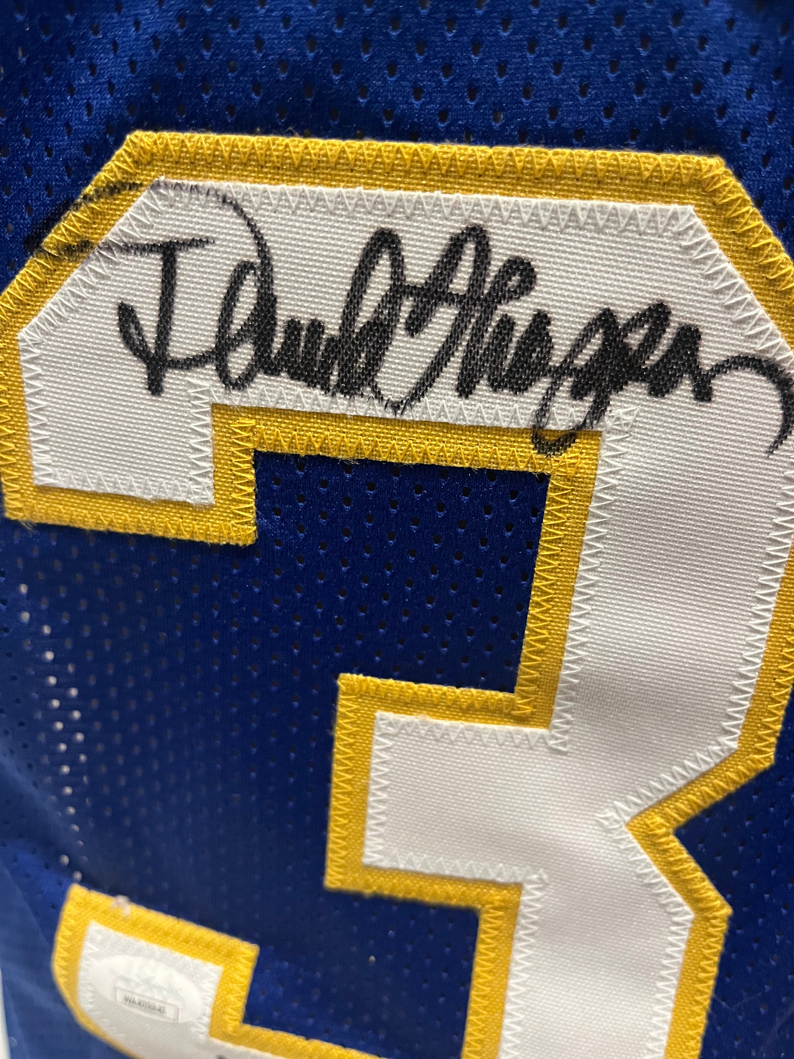 David Thompson Denver Nuggets Autographed & Inscribed Jersey JSA COA