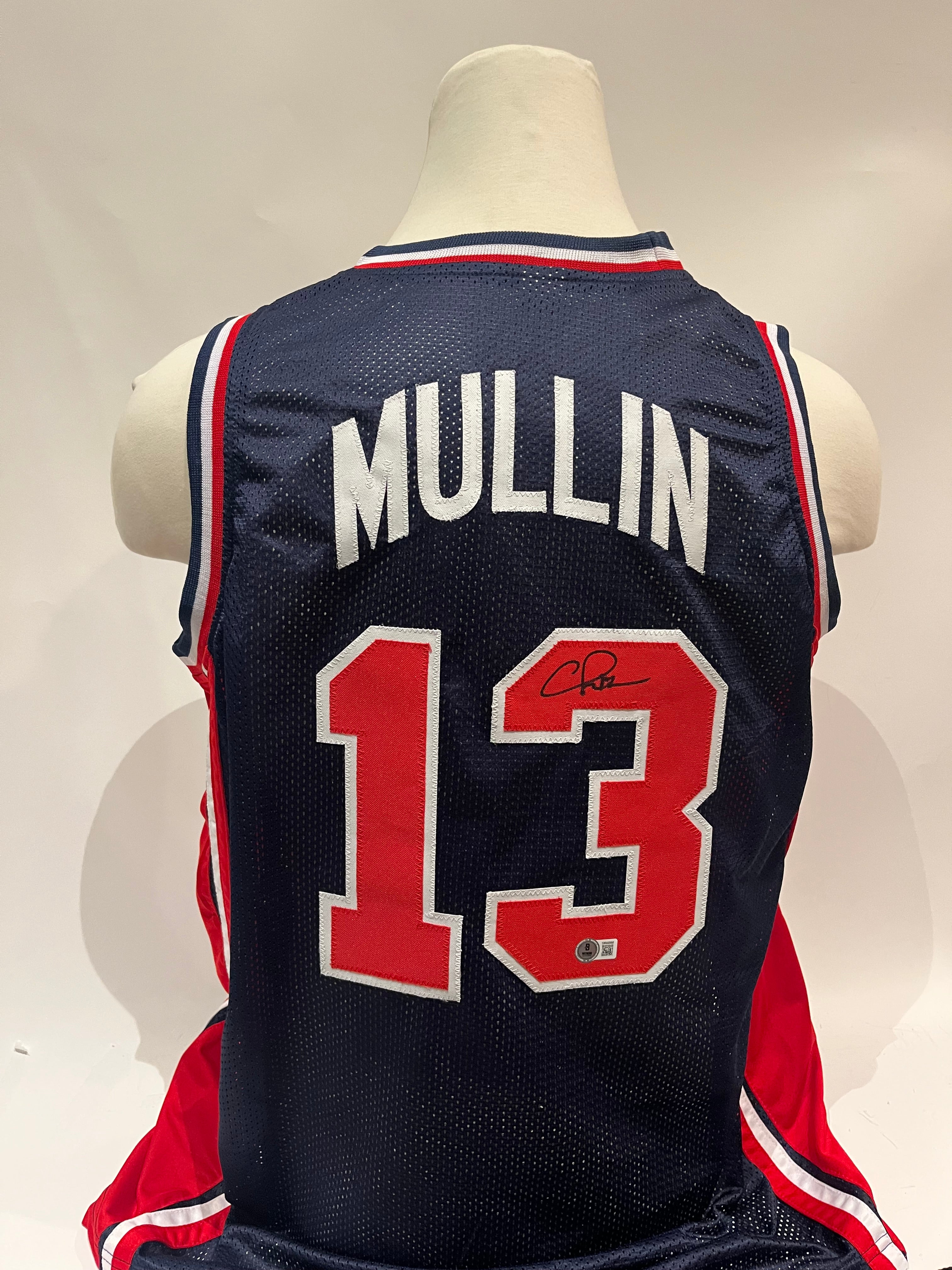 Chris Mullin Team USA Autographed Custom Jersey BAS COA