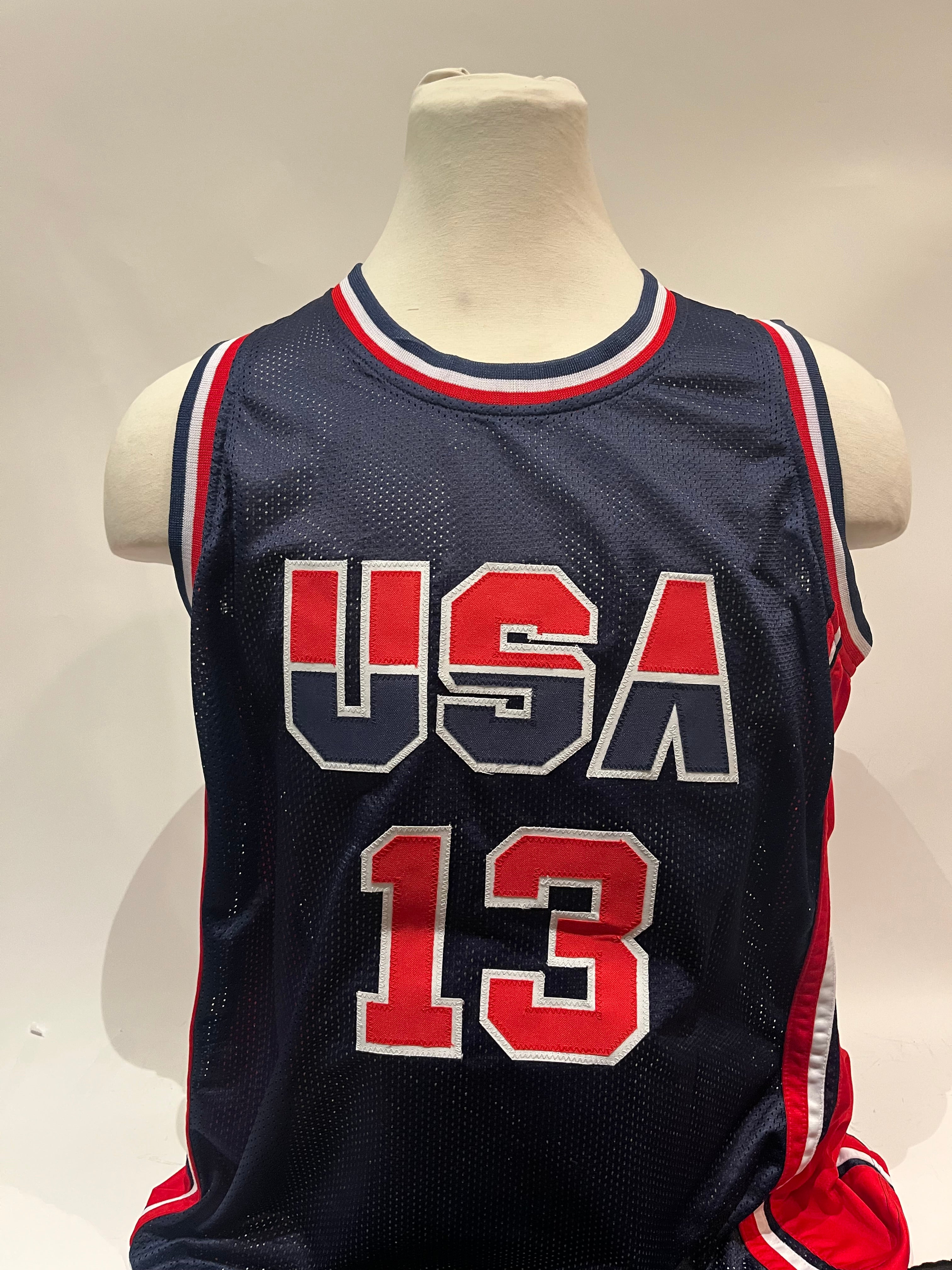 Chris Mullin Team USA Autographed Custom Jersey BAS COA