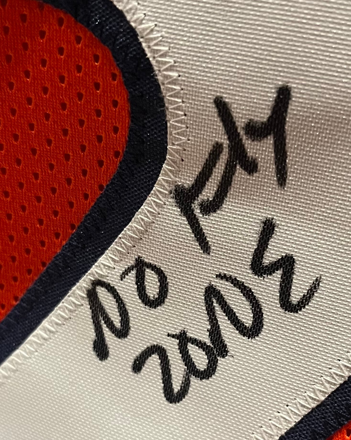 Chris Harris Jr. Autographed & Inscribed Broncos Orange Jersey "No Fly Zone" BAS COA